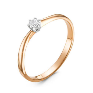 Кольцо из золота с бриллиантами