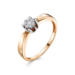 Кольцо из золота с бриллиантами