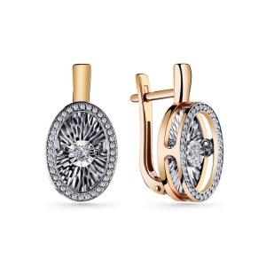 Серьги из золота с бриллиантами