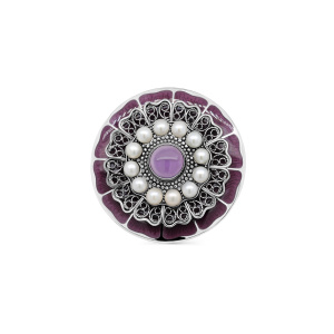 Брошь из серебра