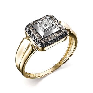 Кольцо из золота с бриллиантами