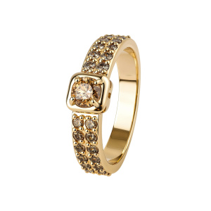 Кольцо из золота с бриллиантами