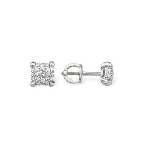 Серьги из золота с бриллиантами