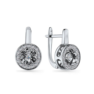 Серьги из золота с бриллиантами