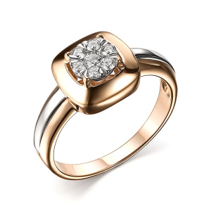 Кольцо из золота с бриллиантами