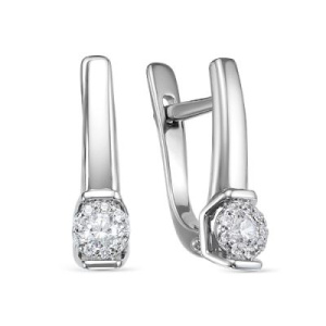 Серьги из золота с бриллиантами