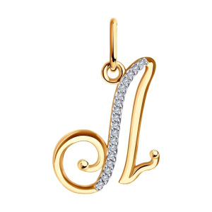 Буква из золота