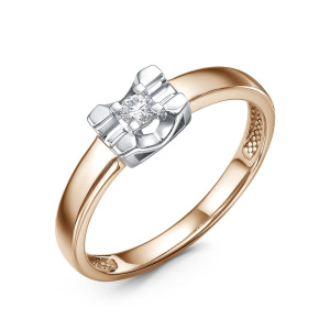 Кольцо из золота с бриллиантами