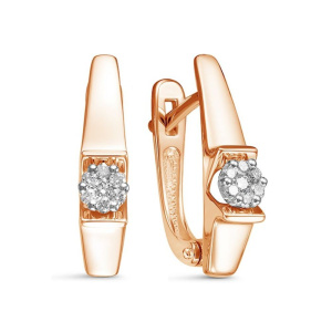 Серьги из золота с бриллиантами