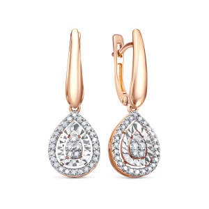 Серьги из золота с бриллиантами