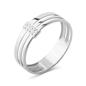 Кольцо из белого золота