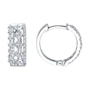 Серьги из золота с бриллиантами