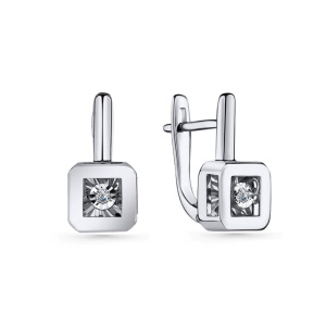 Серьги из золота с бриллиантами