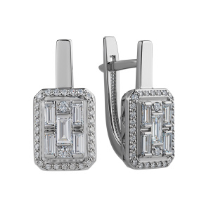 Серьги из золота Premium