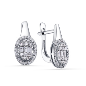 Серьги из золота с бриллиантами