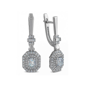 Серьги из золота Premium