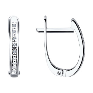 Серьги из золота с бриллиантами