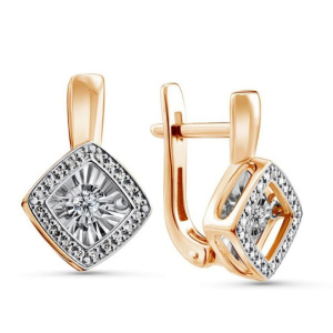 Серьги из золота с бриллиантами