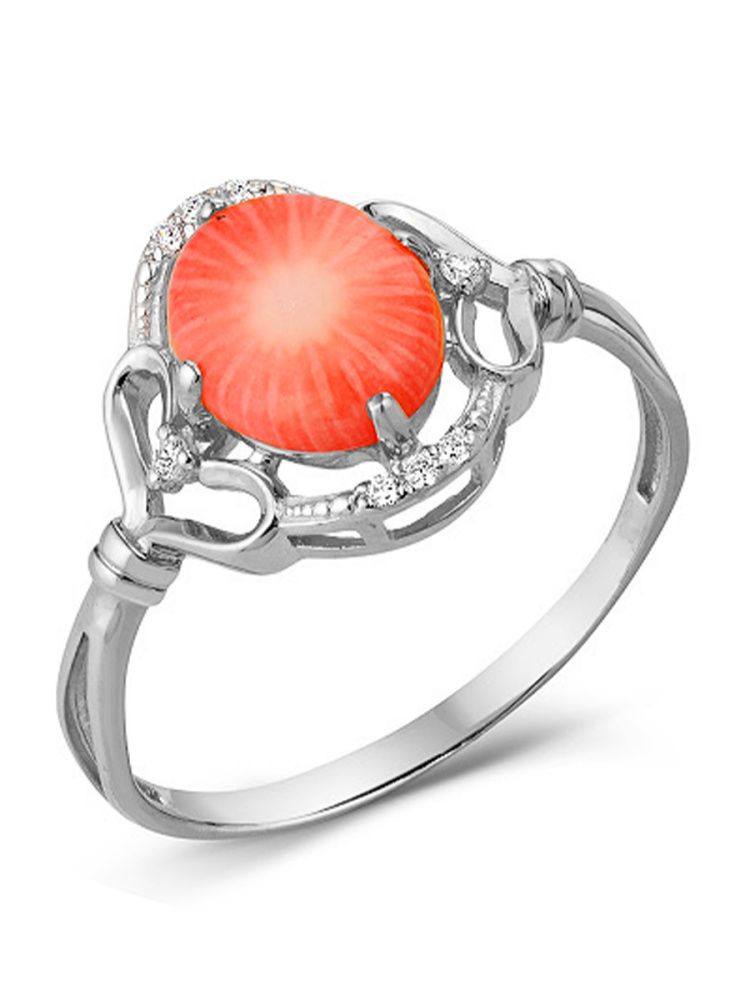 Кольцо из серебра с полудрагоценными вставками