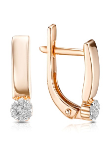 Серьги из золота с бриллиантами