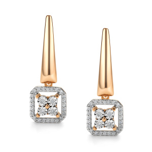 Серьги из золота с бриллиантами