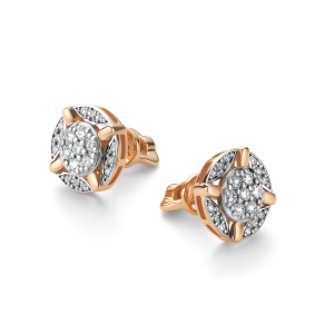 Серьги из золота с бриллиантами