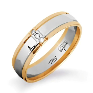 Обручальное кольцо из золота