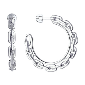 Серьги из серебра