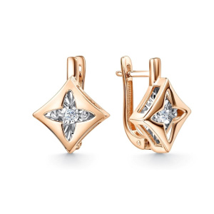 Серьги из золота с бриллиантами