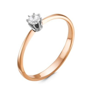 Кольцо из золота с бриллиантами