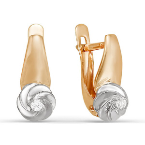 Серьги из золота с бриллиантами