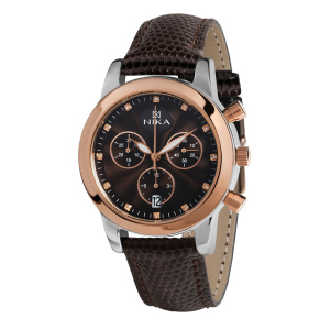 Часы из серебра с золотом