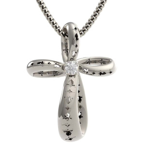 Крест из золота с бриллиантами