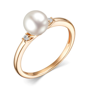 Кольцо из золота с полудрагоценными вставками