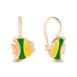 Серьги из золота с бриллиантами