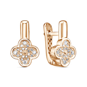 Серьги из золота с бриллиантами