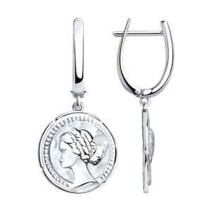 Серьги из серебра