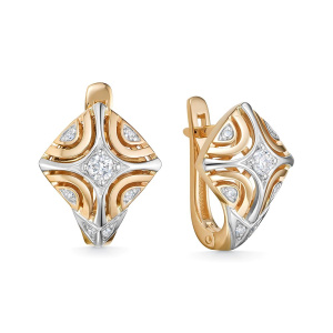 Серьги из золота с бриллиантами