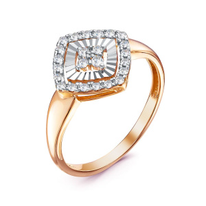 Кольцо из золота с бриллиантами