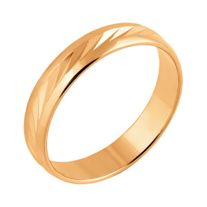 Обручальное кольцо из серебра