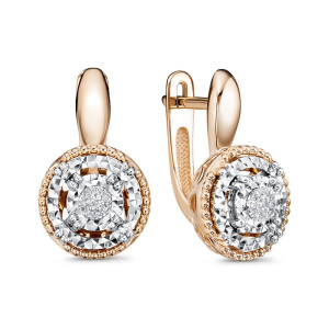 Серьги из золота с бриллиантами