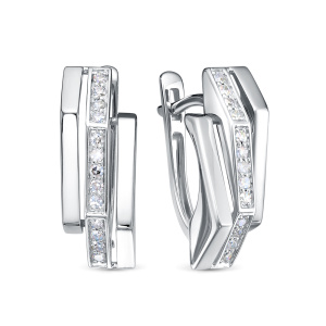 Серьги из золота с бриллиантами