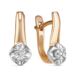 Серьги из золота с бриллиантами