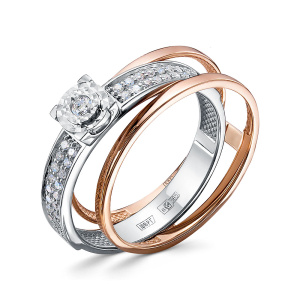 Кольцо из золота с бриллиантами