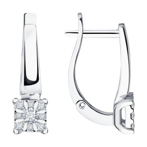 Серьги из золота с бриллиантами