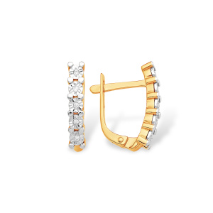 Серьги из золота с бриллиантами