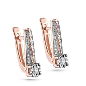 Серьги из золота с бриллиантами