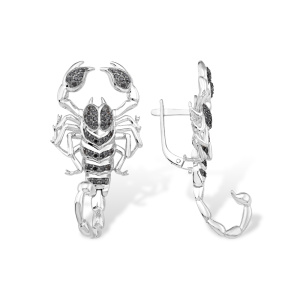 Серьги из золота с бриллиантами