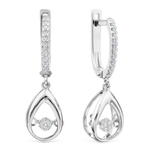 Серьги из золота с бриллиантами