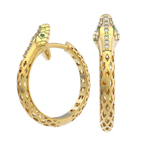 Серьги из золота Premium